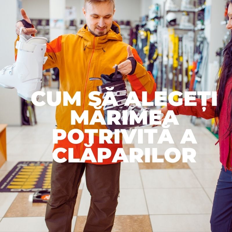 Cum să alegi mărimea potrivită de clăpari de schi
